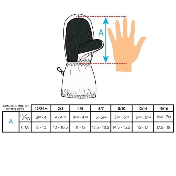 Deux par Deux - Solid Mittens Spice