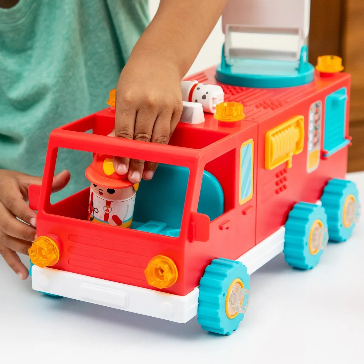 Educational Insights Design & Drill Bolt Buddies Fire Truck