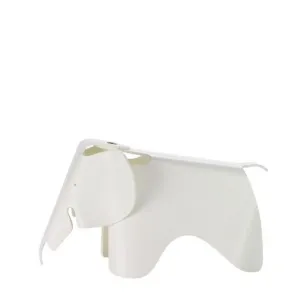 Elephant Kid Chair with Modern Design Made of Plastic in White Colour.