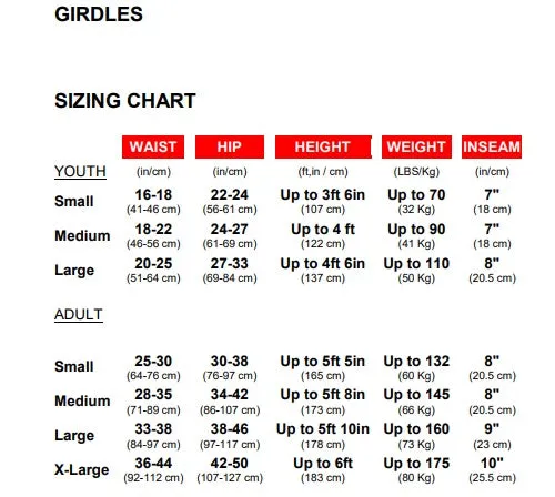 ELITE RINGETTE GIRDLE YOUTH
