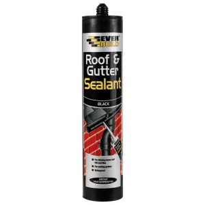 Everbuild Roof & Gutter Butyl Sealant- Black