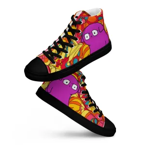 Evil Stinky Women’s high top canvas shoes