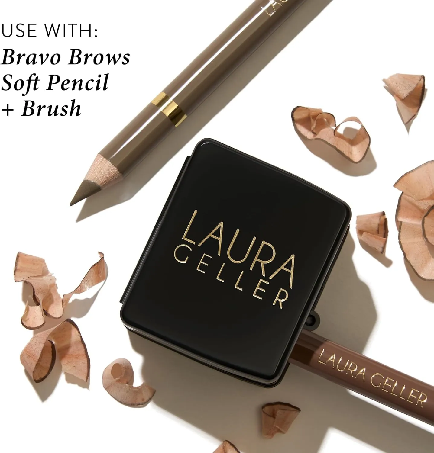 Eye   Lip Cosmetic Pencil Sharpener - Easy to Clean - Eyeliner, Lip Liner and Eyebrow Pencil Sharpener