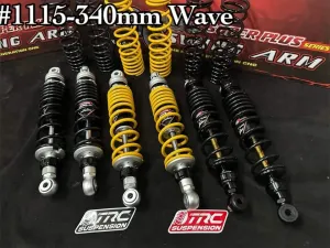 F - TRC CNC REAR SHOCK - WAVE (YELLOW)