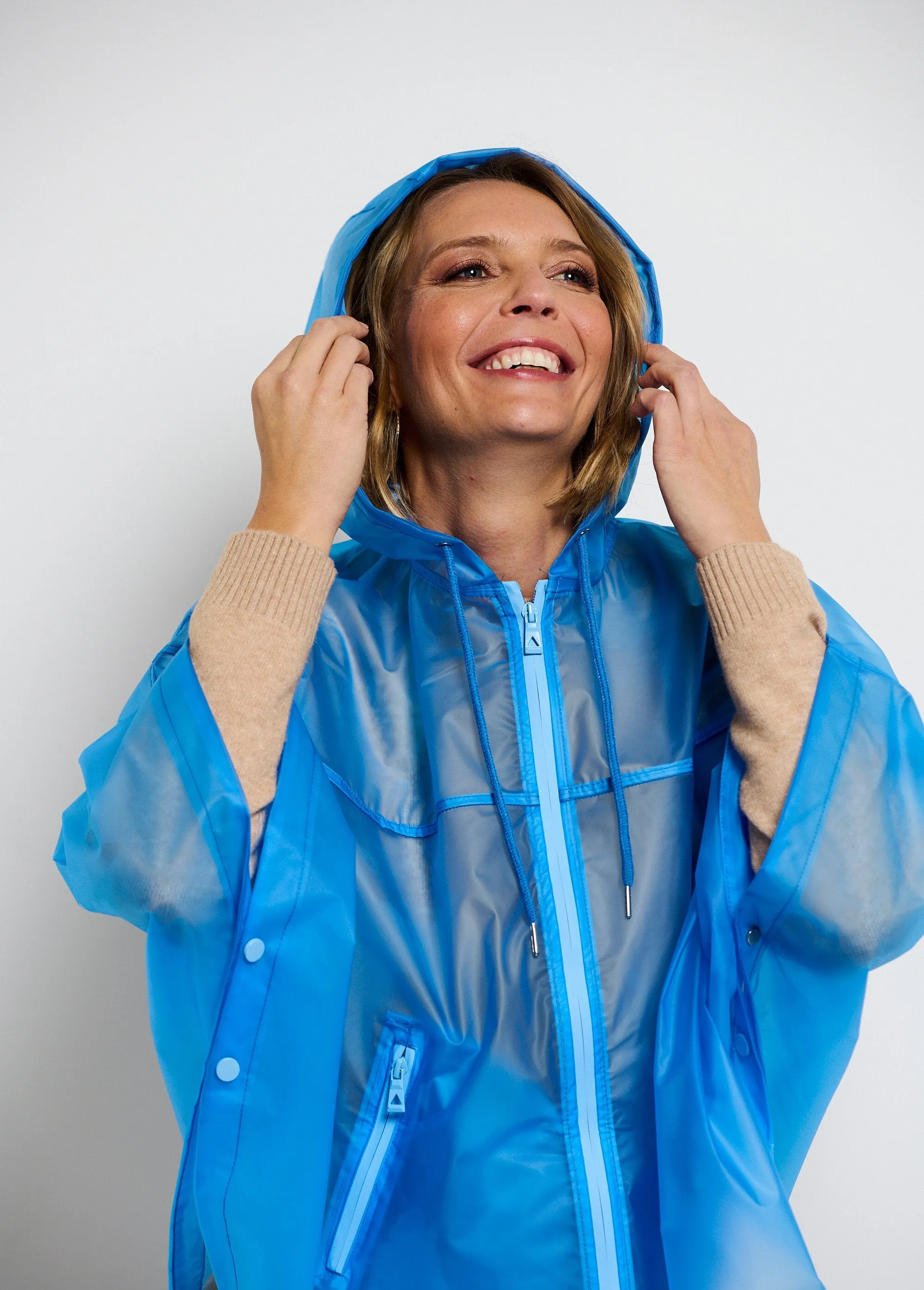 Fancy transparent windbreaker