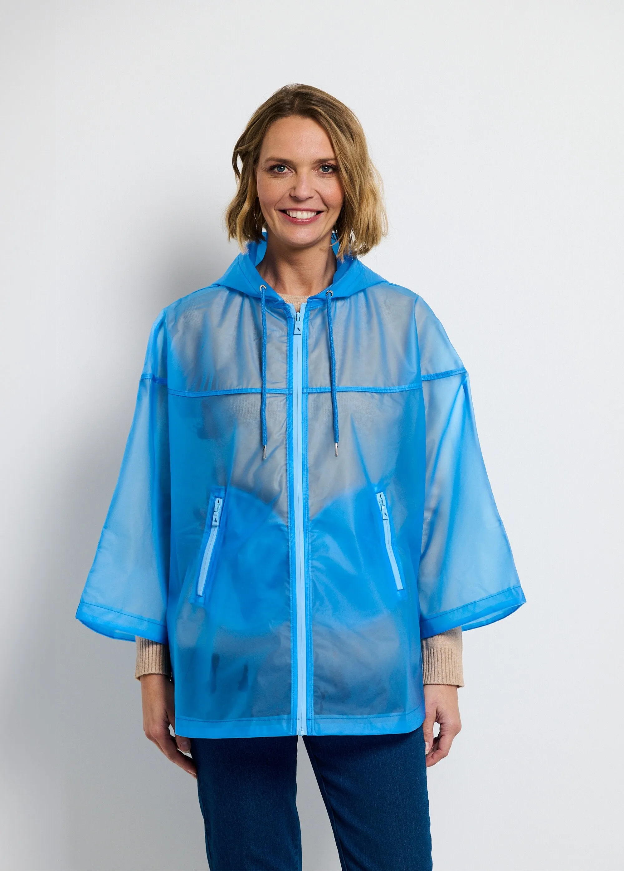 Fancy transparent windbreaker