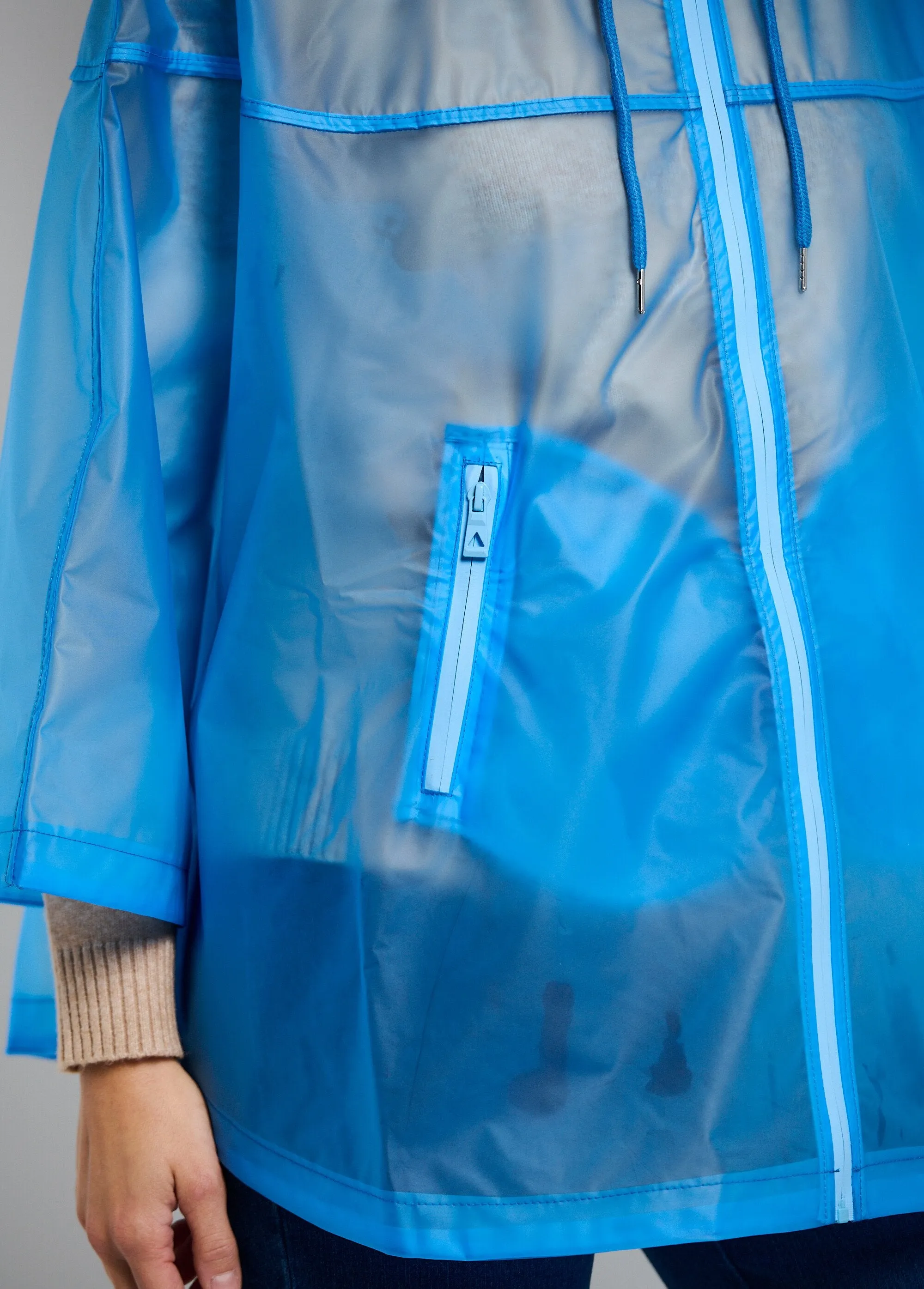 Fancy transparent windbreaker