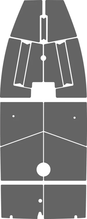 Farr 40 EVA Foam Non-Skid Kit (Brushed)