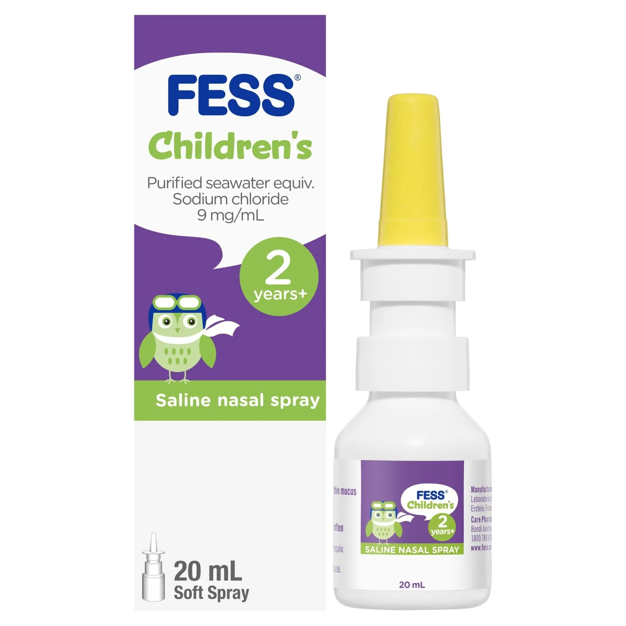 FESS Children's Nasal Spray 2 Years  20mL