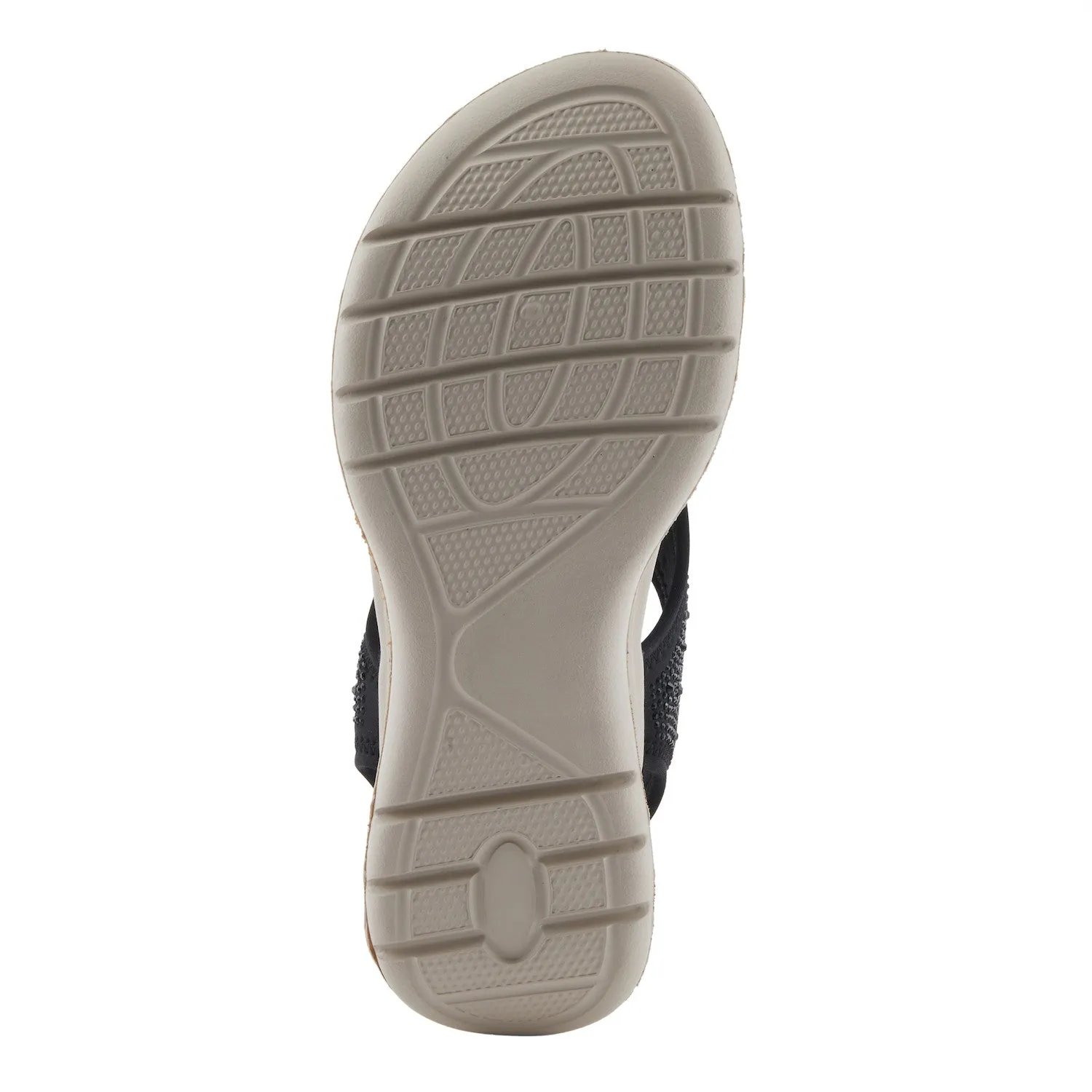 Flexus by Spring Step Women's Gosselin Open Toe Sandal - Black