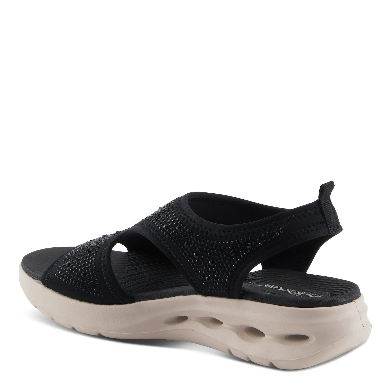 Flexus by Spring Step Women's Gosselin Open Toe Sandal - Black