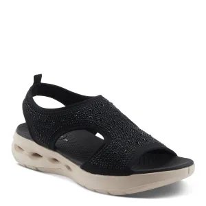 Flexus by Spring Step Women's Gosselin Open Toe Sandal - Black
