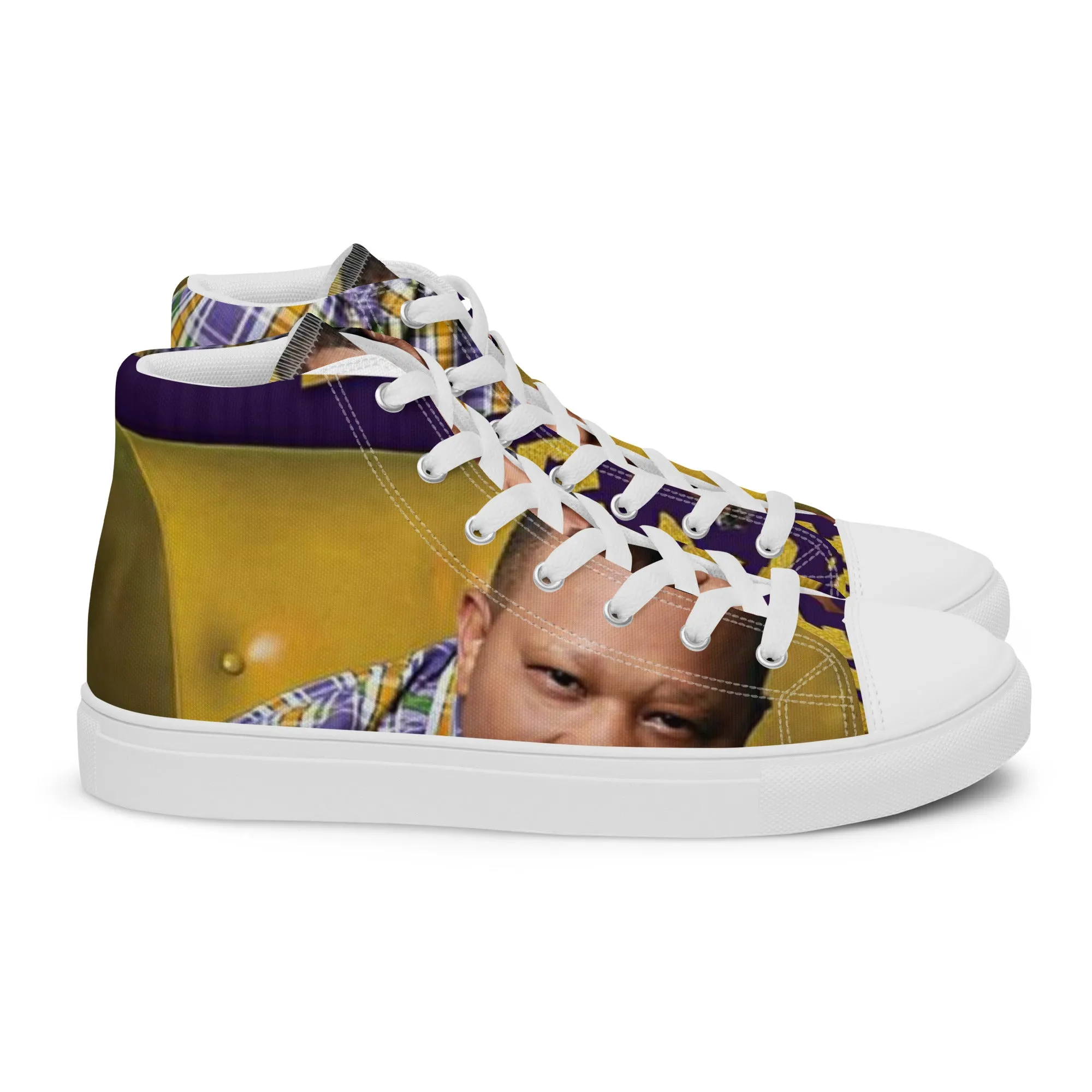 Fresh Men’s high top canvas shoes