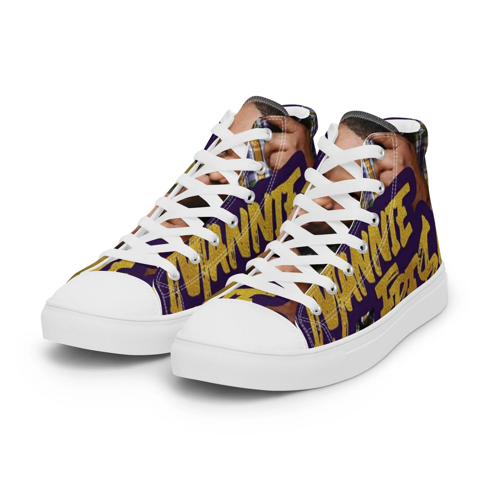 Fresh Men’s high top canvas shoes