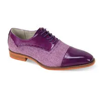 Giovanni Reed Leather & Canvas Dress Shoes