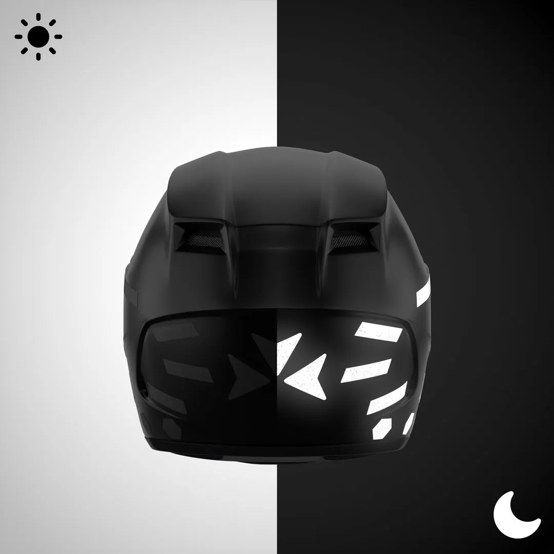 Glowrider Reflective Helmet Sticker - Arrows and Stripes