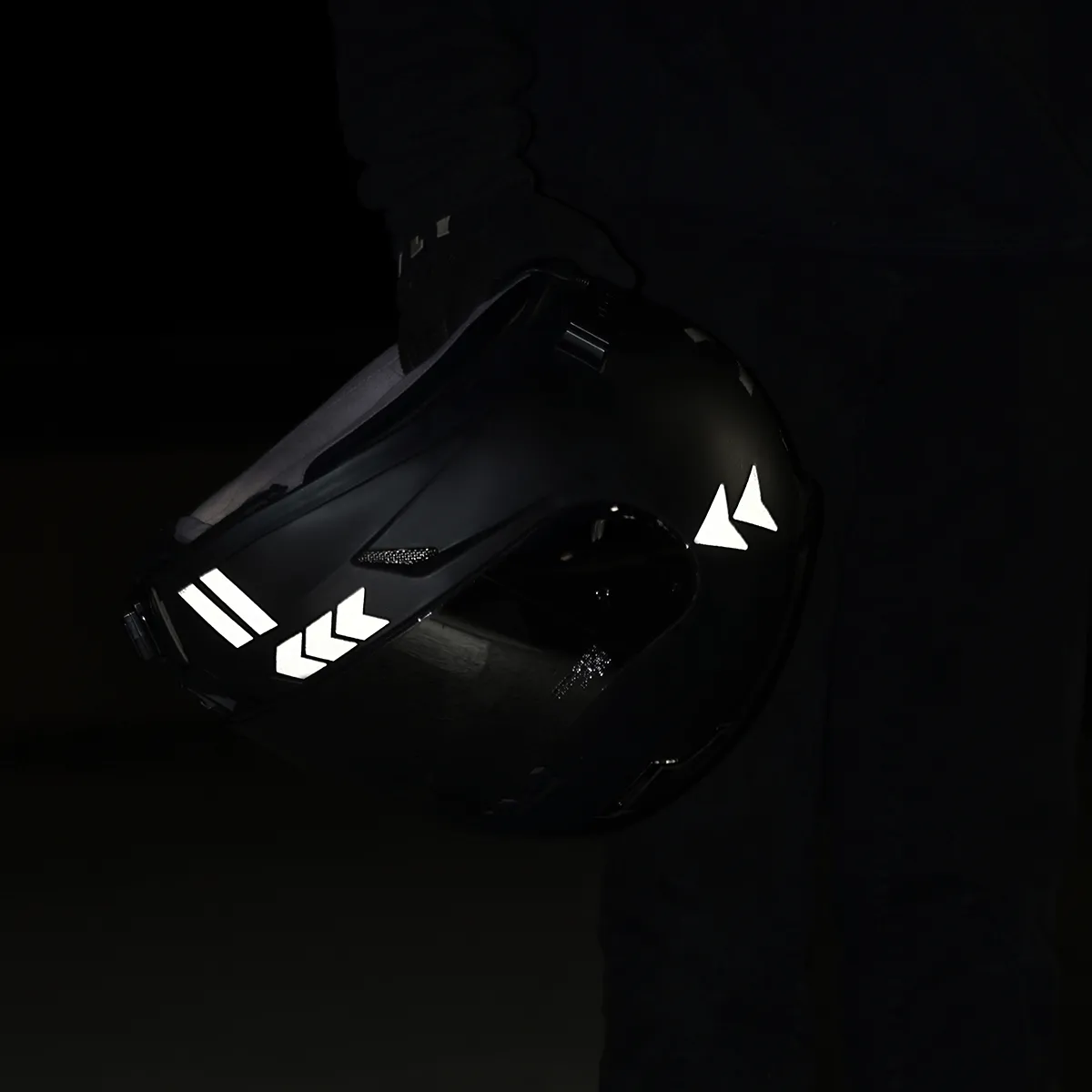 Glowrider Reflective Helmet Sticker - Arrows and Stripes