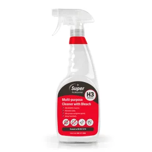 H3 Super Multi Purpose Cleaner With Bleach 750ml