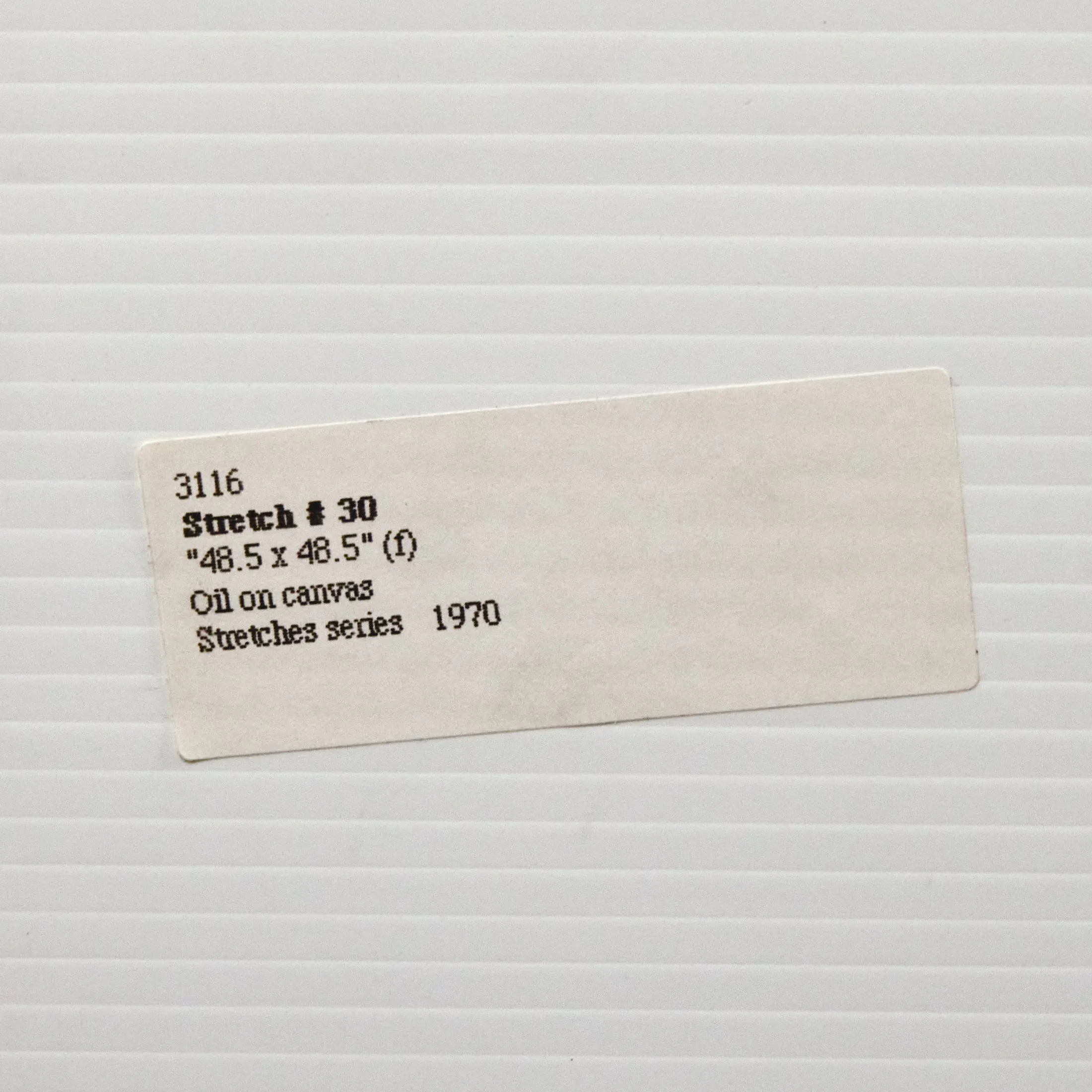 HAROLD TOWN "STRETCH #30" PAINTING, 1970