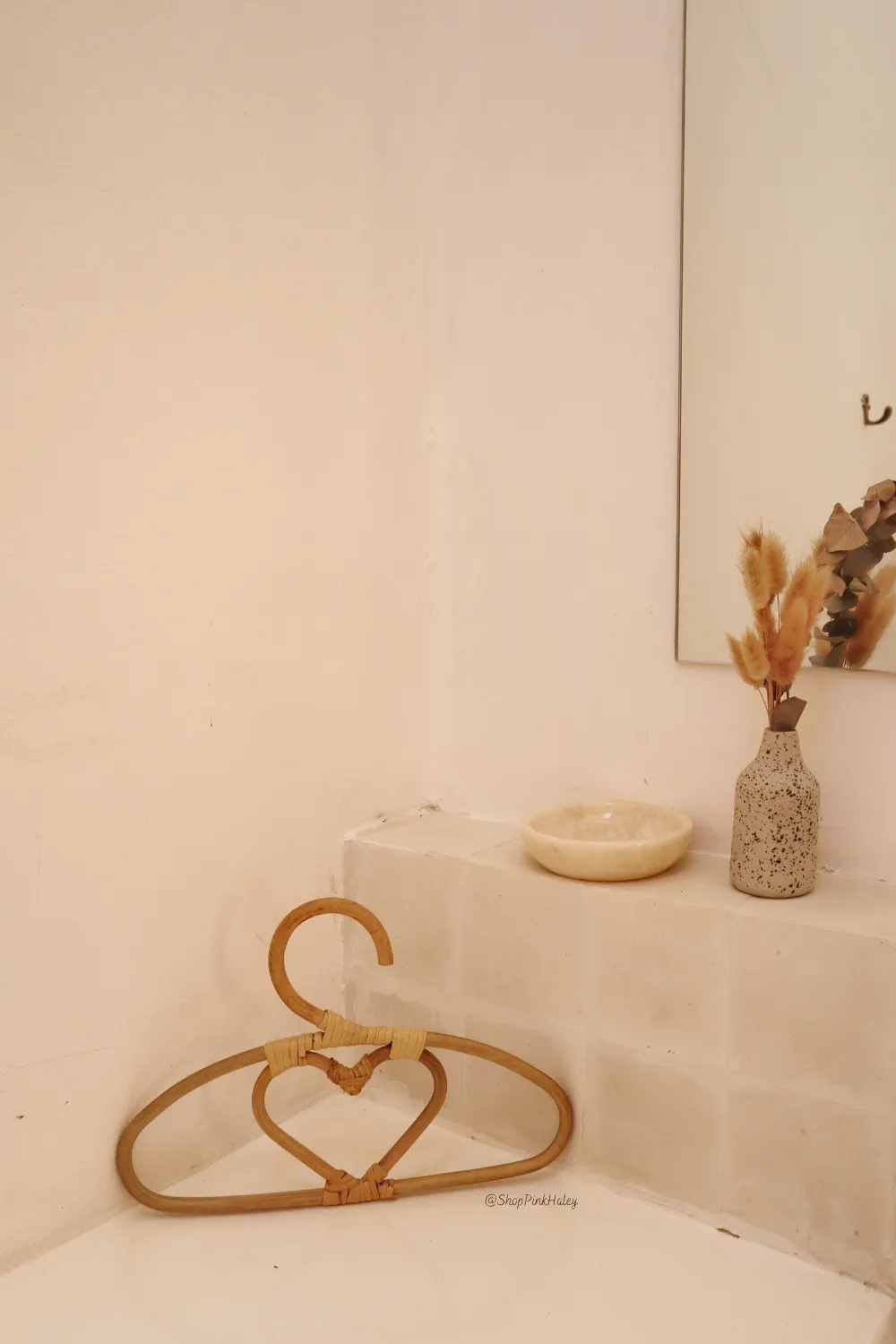 Heart Rattan Hangers for Kids