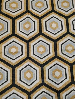 Honeycomb C Dhurrie Cotton Rug
