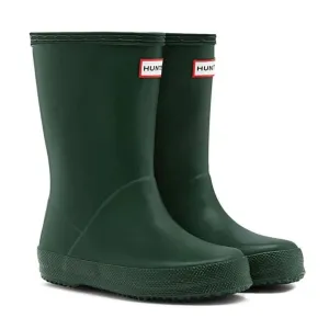 Hunter Kids First Classic Rain Boots - Hunter Green