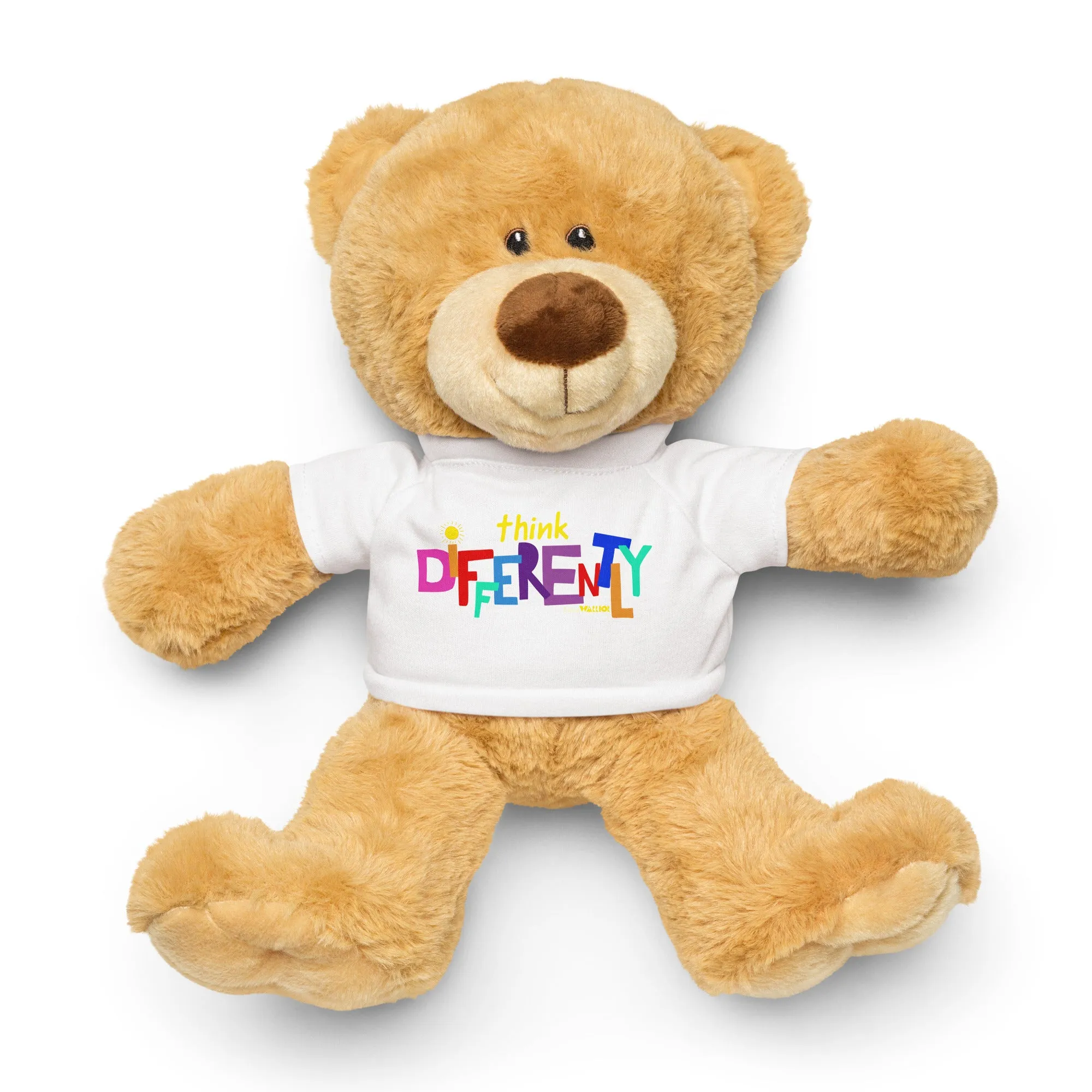 I think Differently Teddy bear with a t-shirt