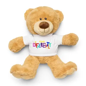 I think Differently Teddy bear with a t-shirt