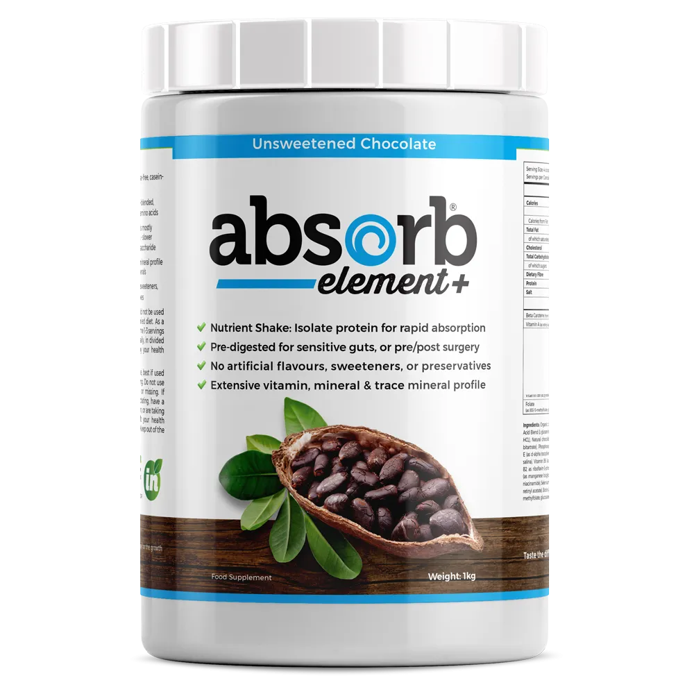 Imix Nutrition Absorb Element  Unsweetened Chocolate - 1kg
