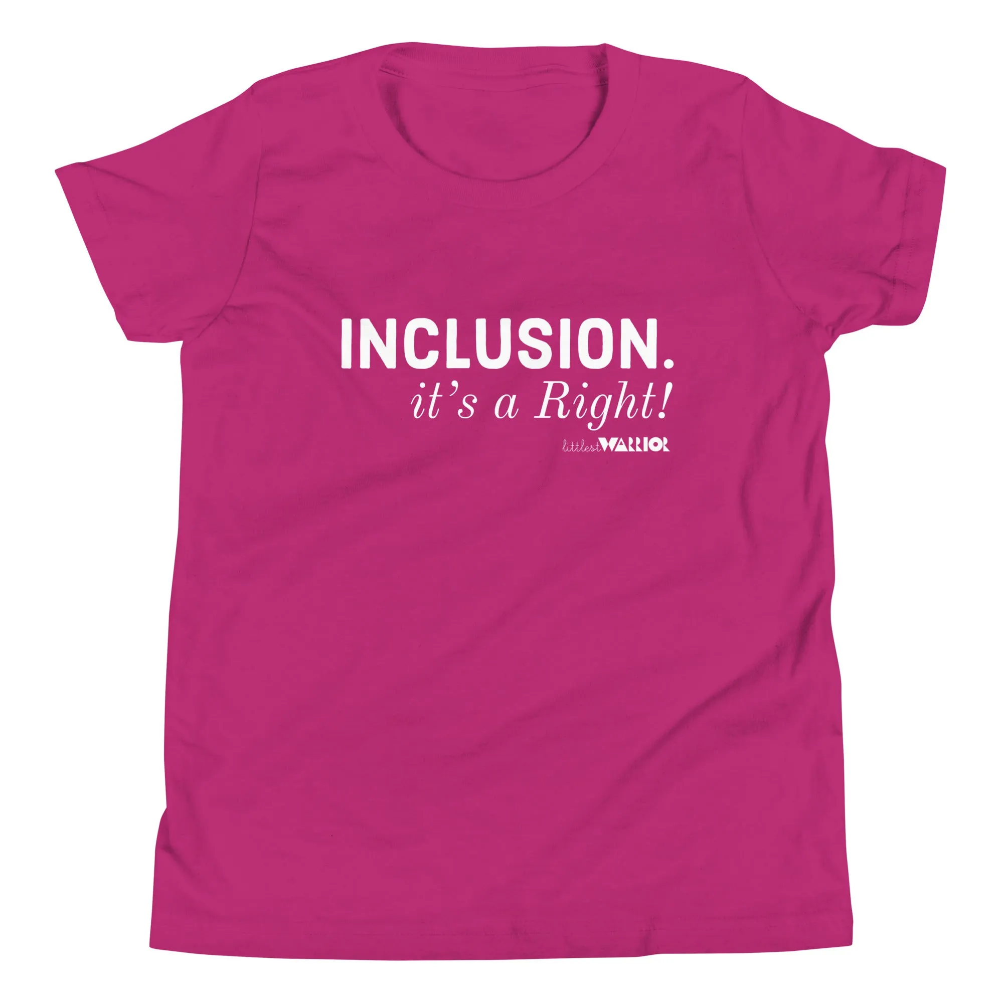 Inclusion. It’s a Right! Youth Short Sleeve Tee