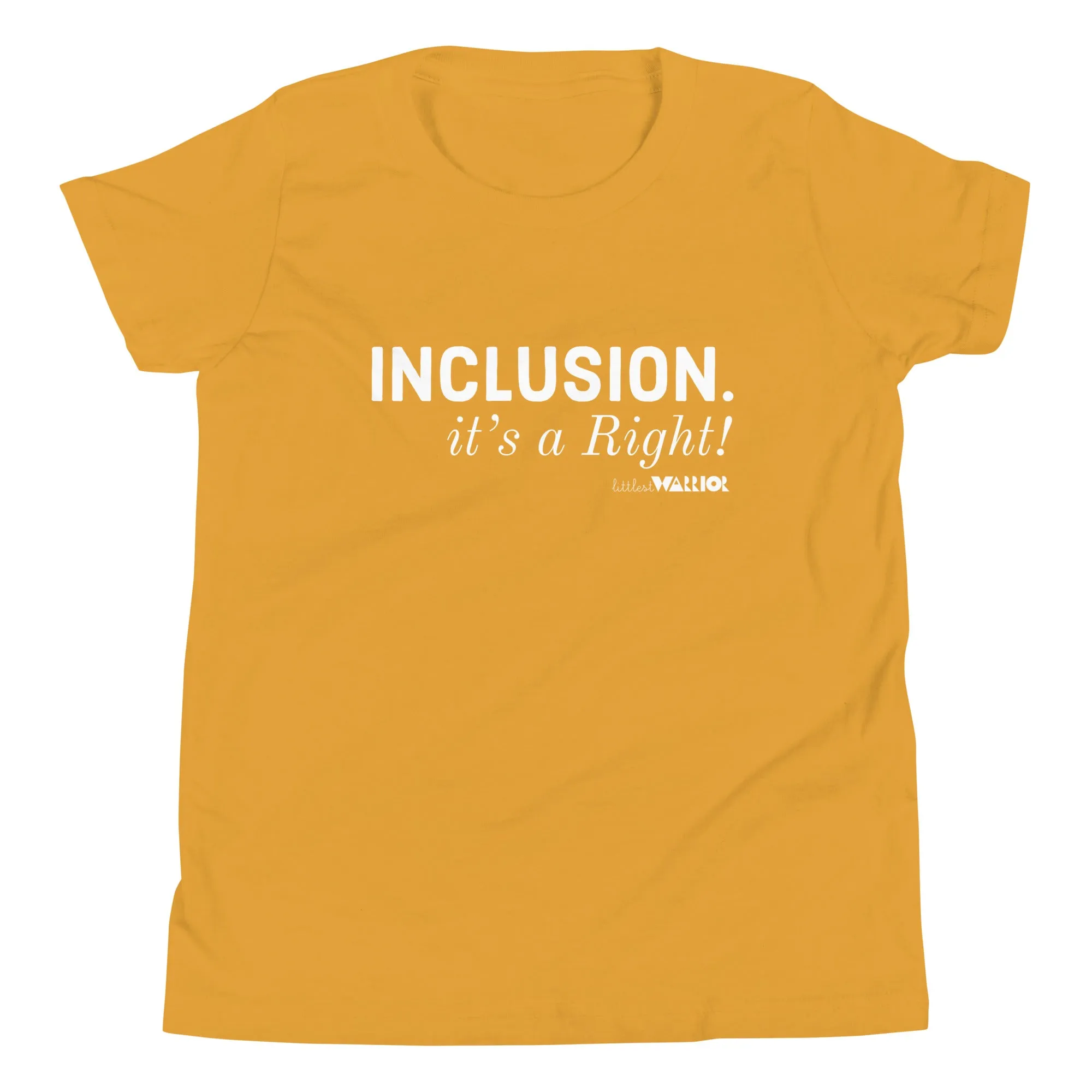 Inclusion. It’s a Right! Youth Short Sleeve Tee