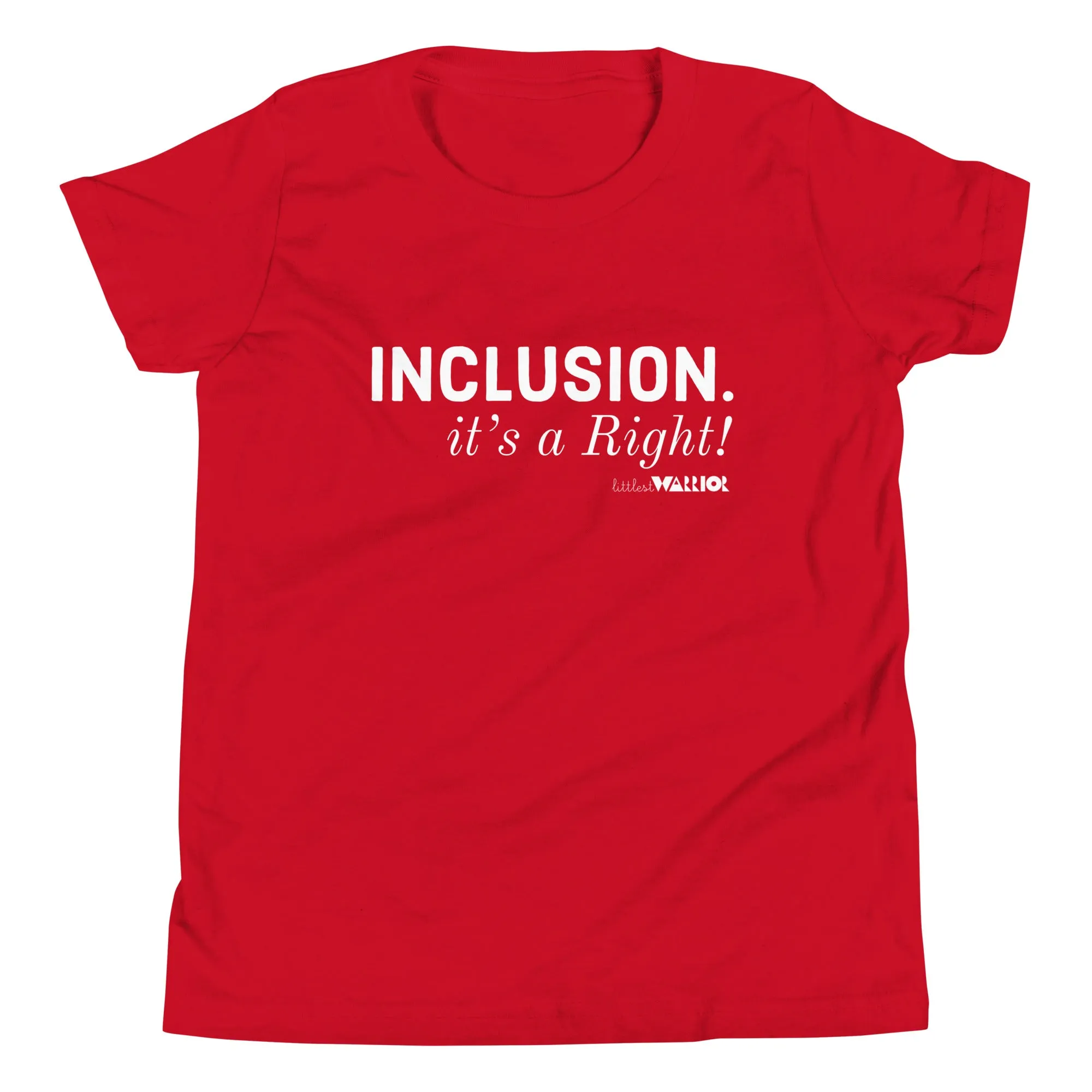 Inclusion. It’s a Right! Youth Short Sleeve Tee
