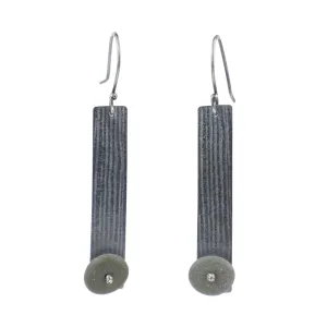 Jennifer Nunnelee Wood Grain Earrings