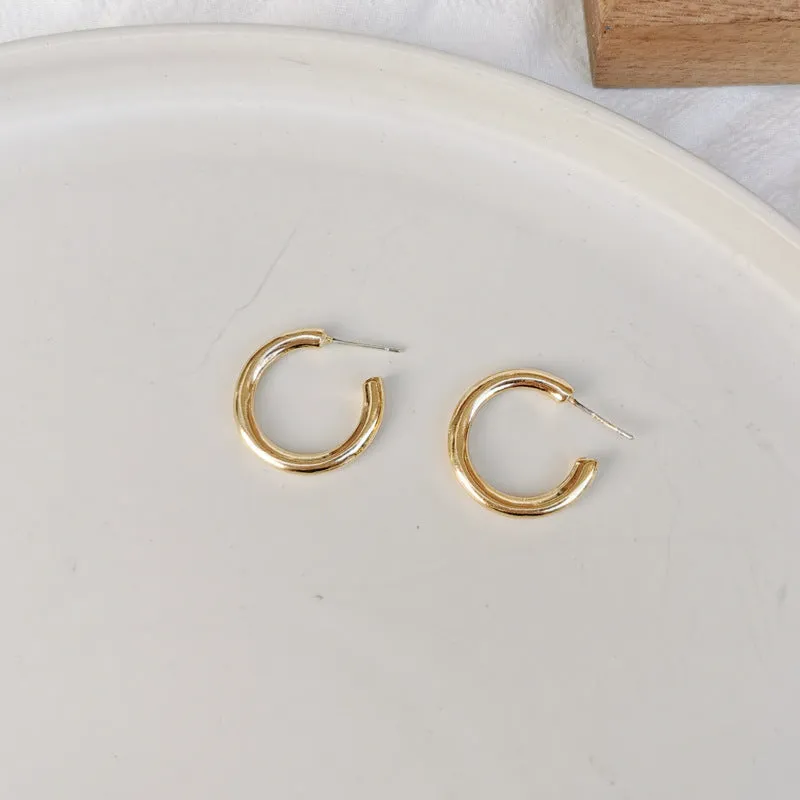 Just Lil Things  Gold Pin Earrings jlt11251