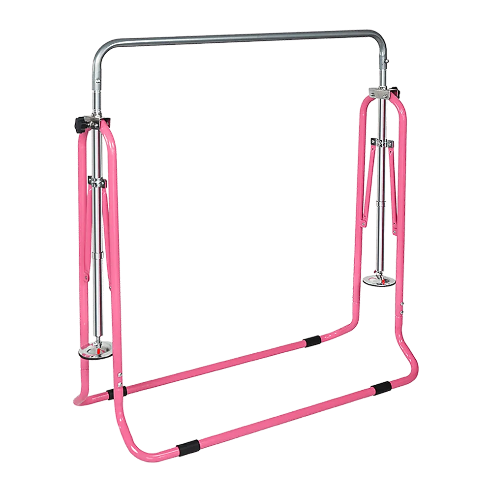 Kids Gymnastics Bars Training Horizontal Bar Monkey Kip Bar Pink [ONLINE ONLY]