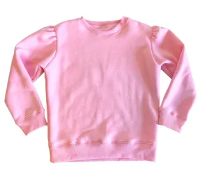 Kids Holly Sweatshirt - Pink French Terry