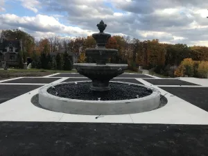 Large Lion Head Fountain