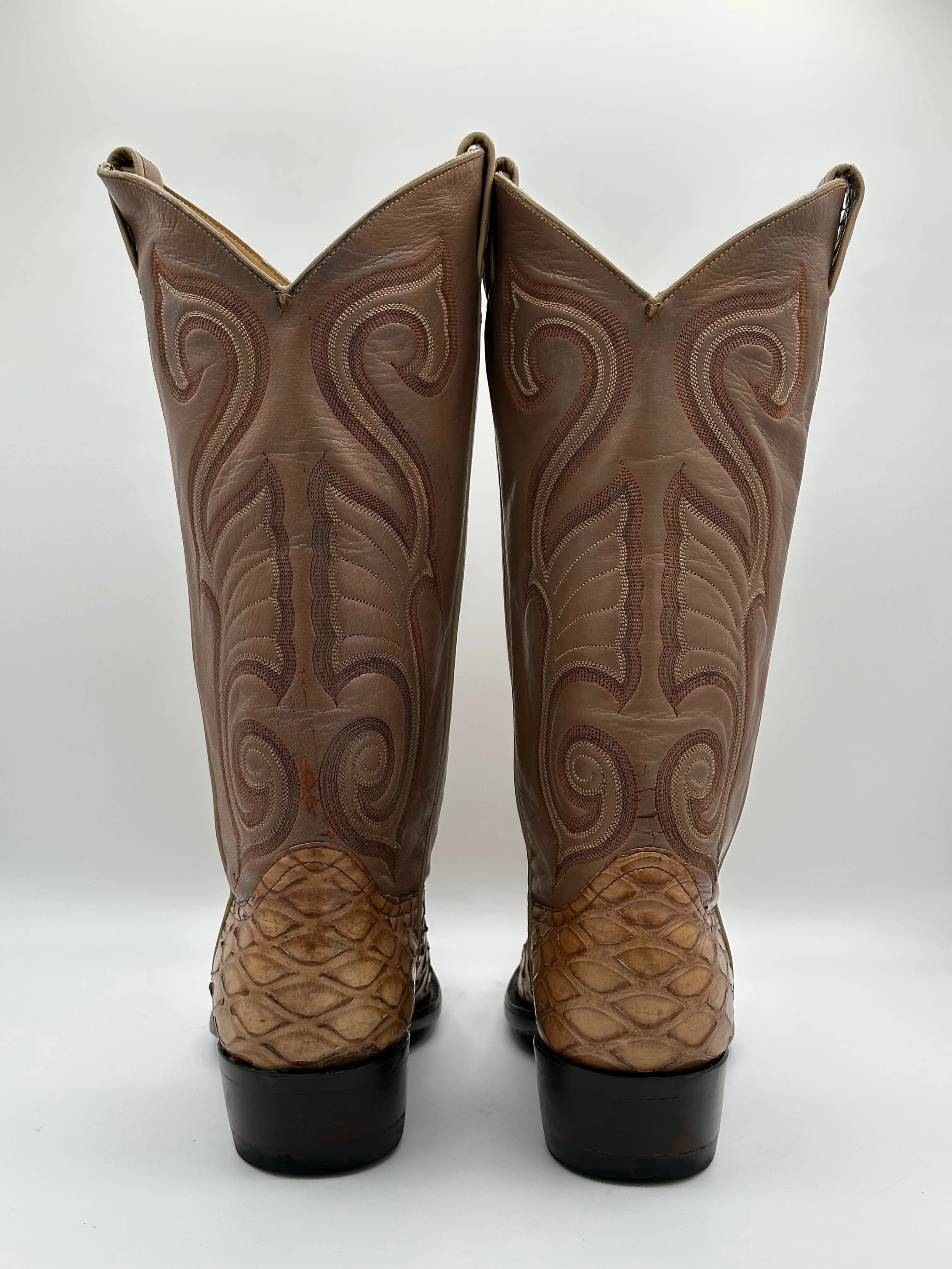Larry Mahan Preban Anteater Cowboy Boots size 10 D