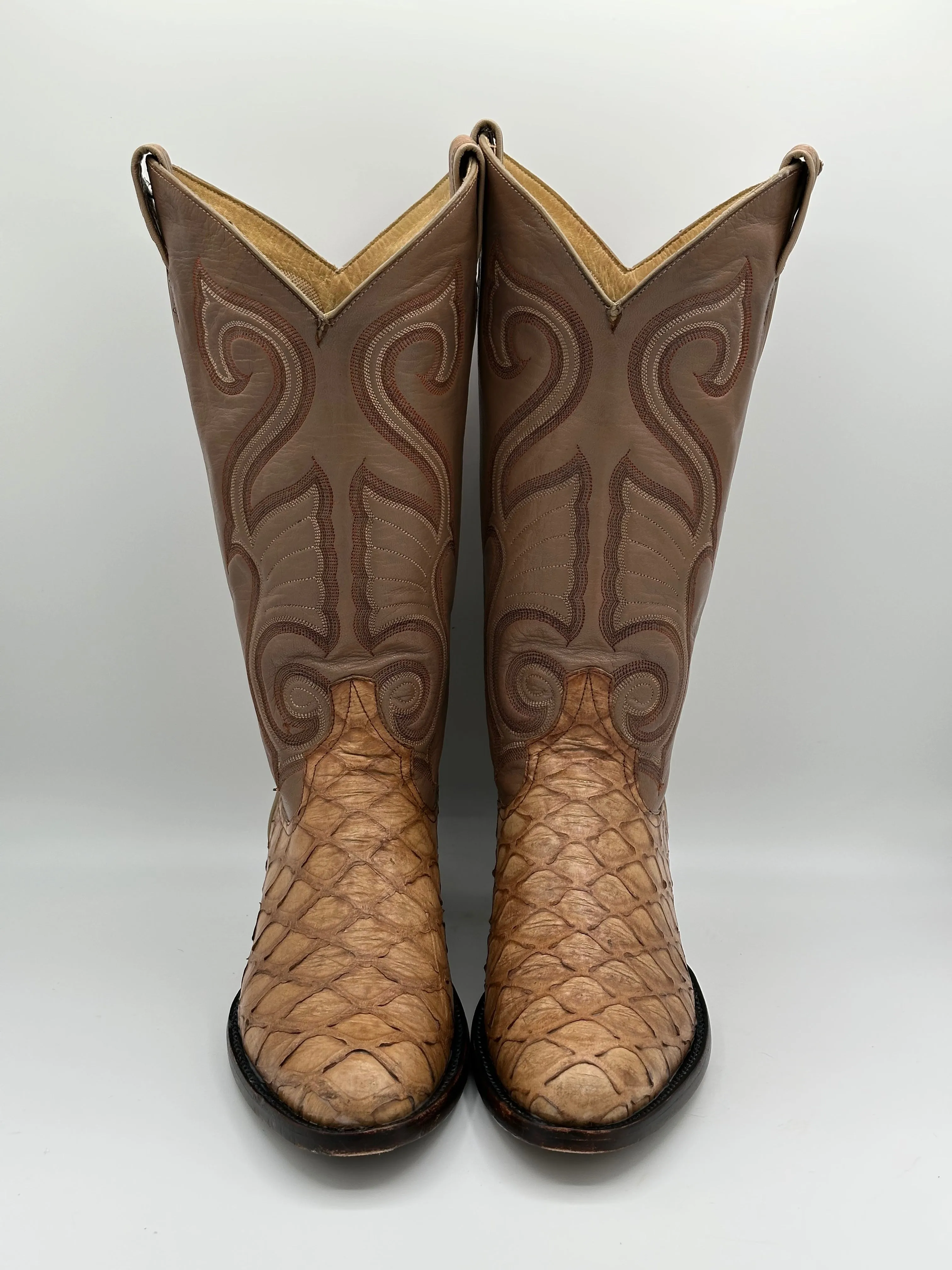 Larry Mahan Preban Anteater Cowboy Boots size 10 D