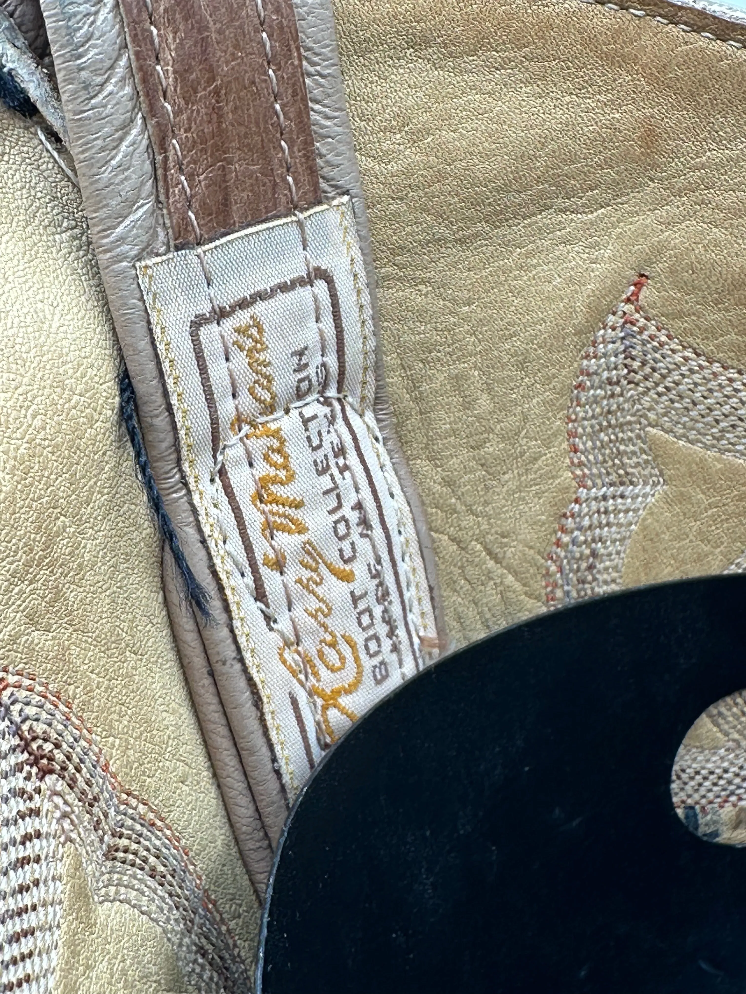 Larry Mahan Preban Anteater Cowboy Boots size 10 D