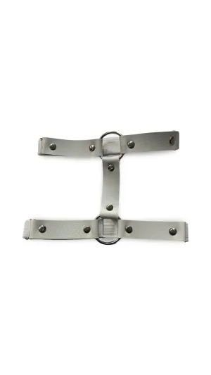 Leg Garter Harness White