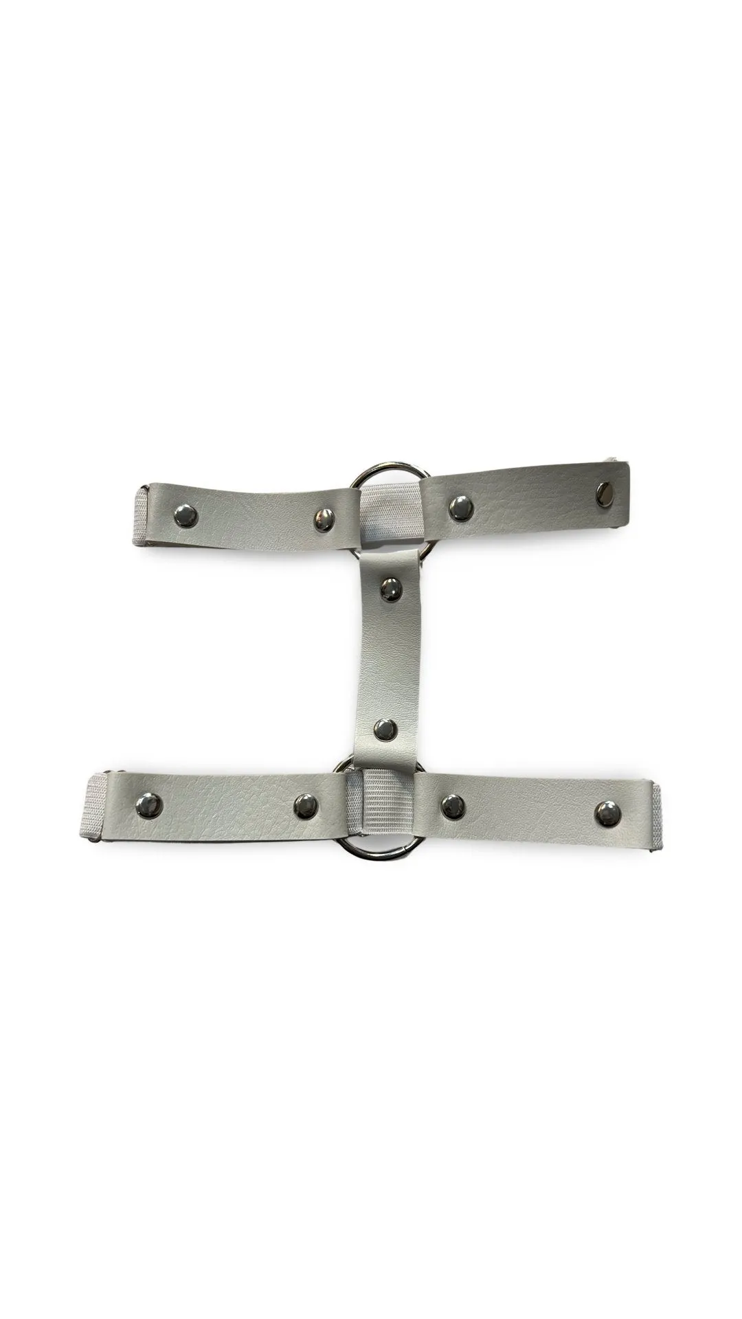 Leg Garter Harness White