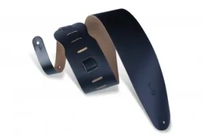 Levy's M4-BLK 3.5" Leather Bass Strap