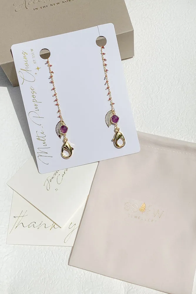 Lia Gemstone Multi-Purpose Chain