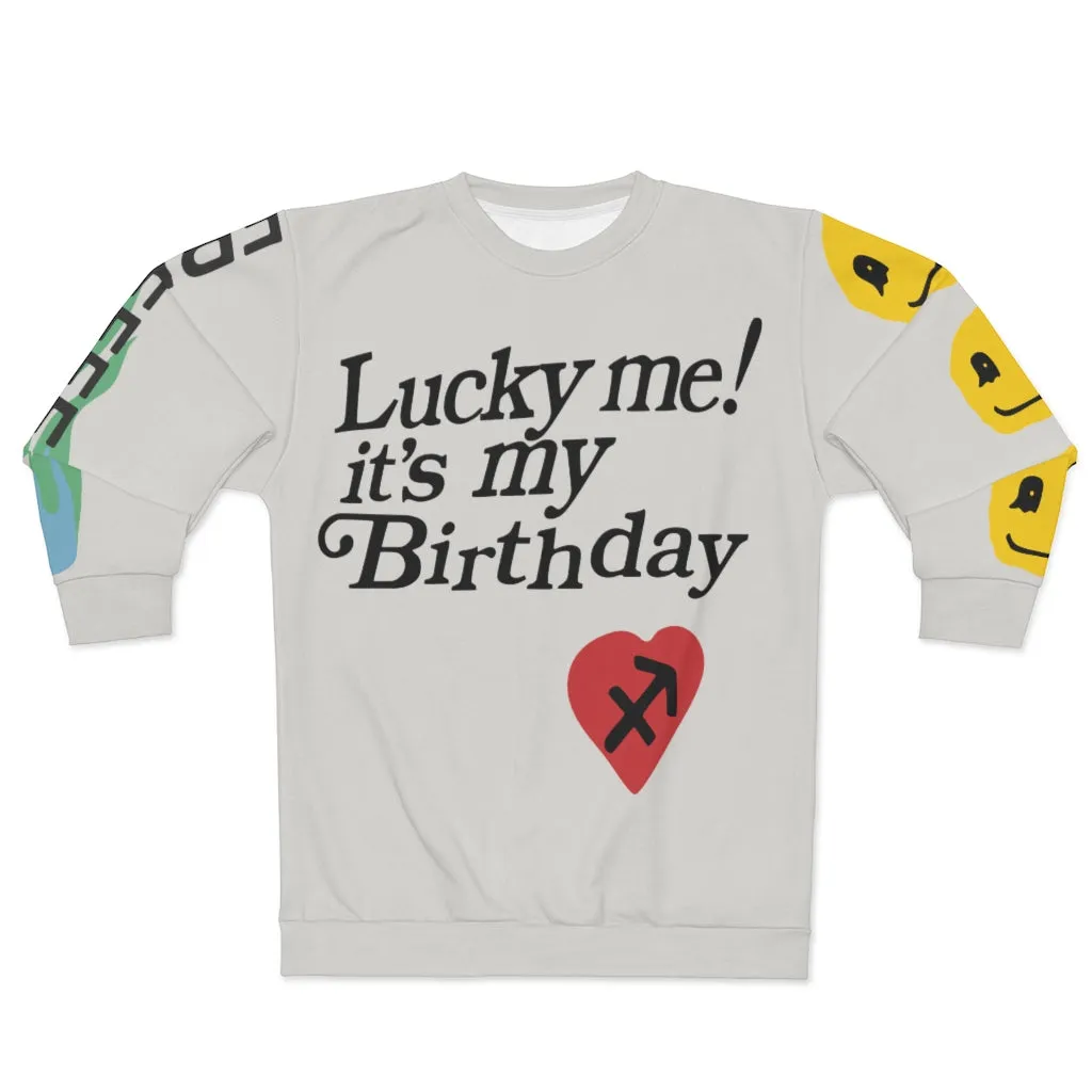 Lucky me! It's my Birthday Kids See Ghosts Crewneck