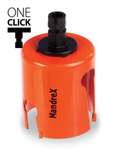 MandreX MHMQ0102B SuperXcut Multi Purpose TCT 102mm Hole Saw c/w Adapter