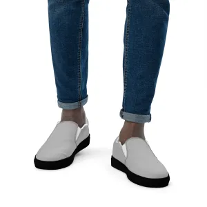 Men’s slip-on canvas shoes (Silver)