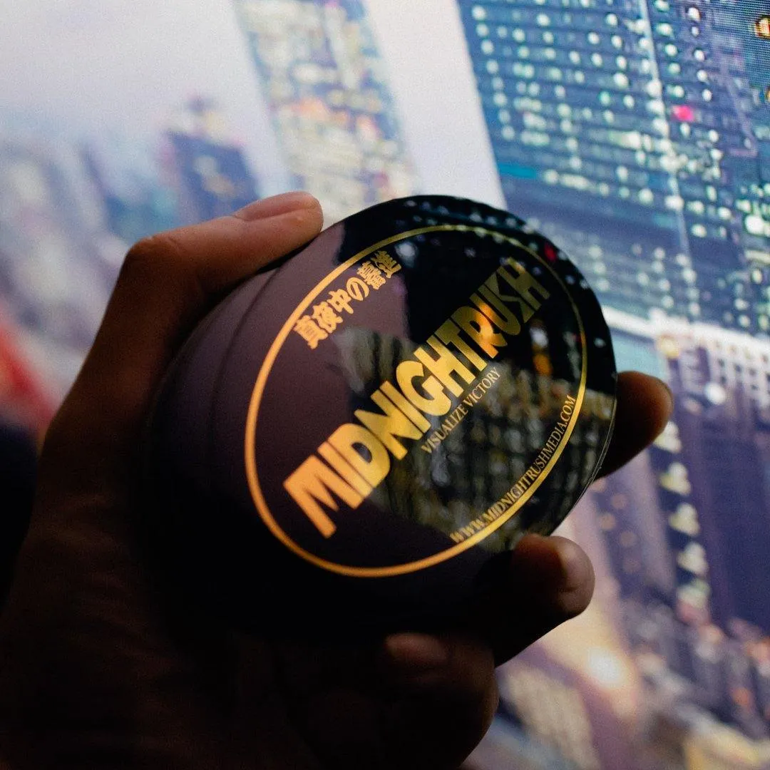 Midnightrush "VISUALIZE VICTORY" Circle Sticker