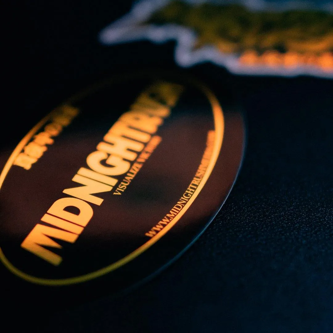 Midnightrush "VISUALIZE VICTORY" Circle Sticker