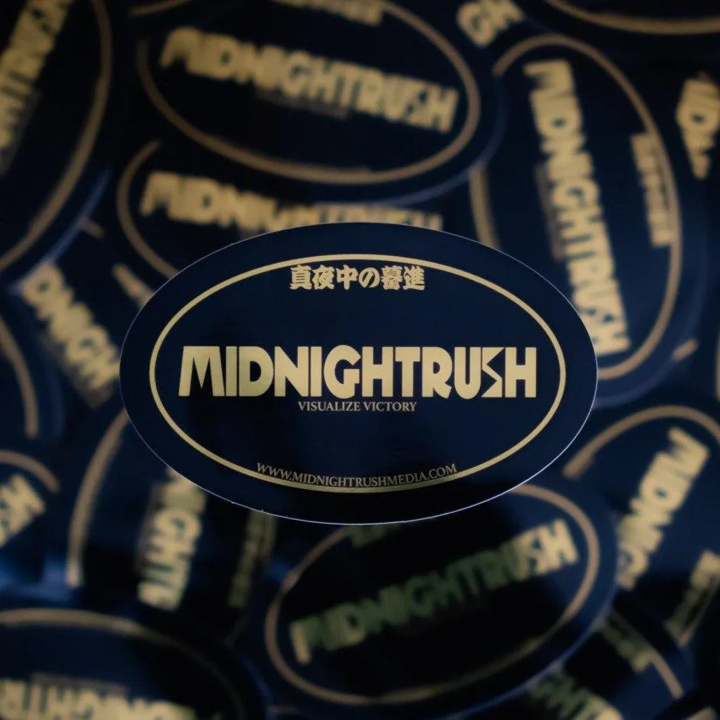 Midnightrush "VISUALIZE VICTORY" Circle Sticker